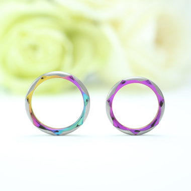 個性的 結婚指輪のROSA