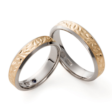 ハワイアン 結婚指輪のレイヤータイプ