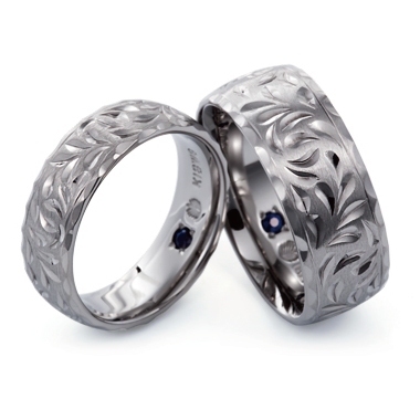 ハワイアン 結婚指輪のバレルタイプ