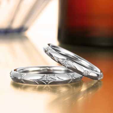 ゴージャス 結婚指輪のモンマルトル