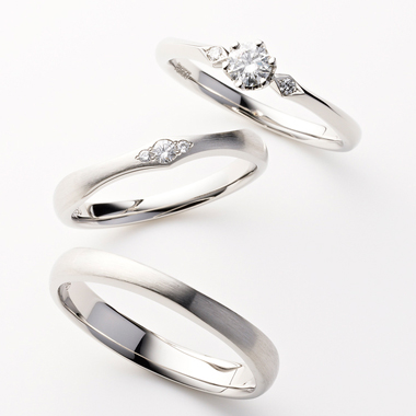 シンプル 結婚指輪のAIRE