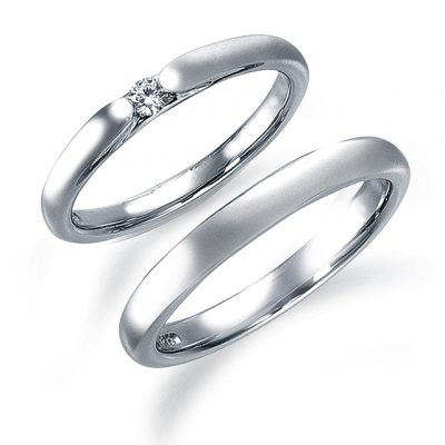 シンプル 結婚指輪の10WR11/10WR12