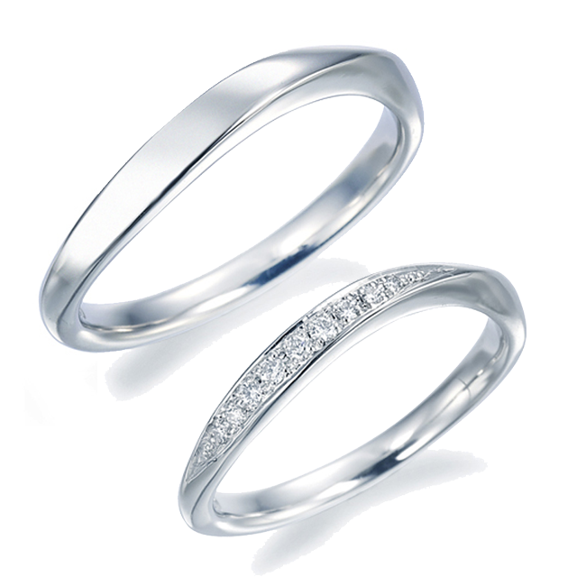 シンプル 結婚指輪の10WR05/10WR07