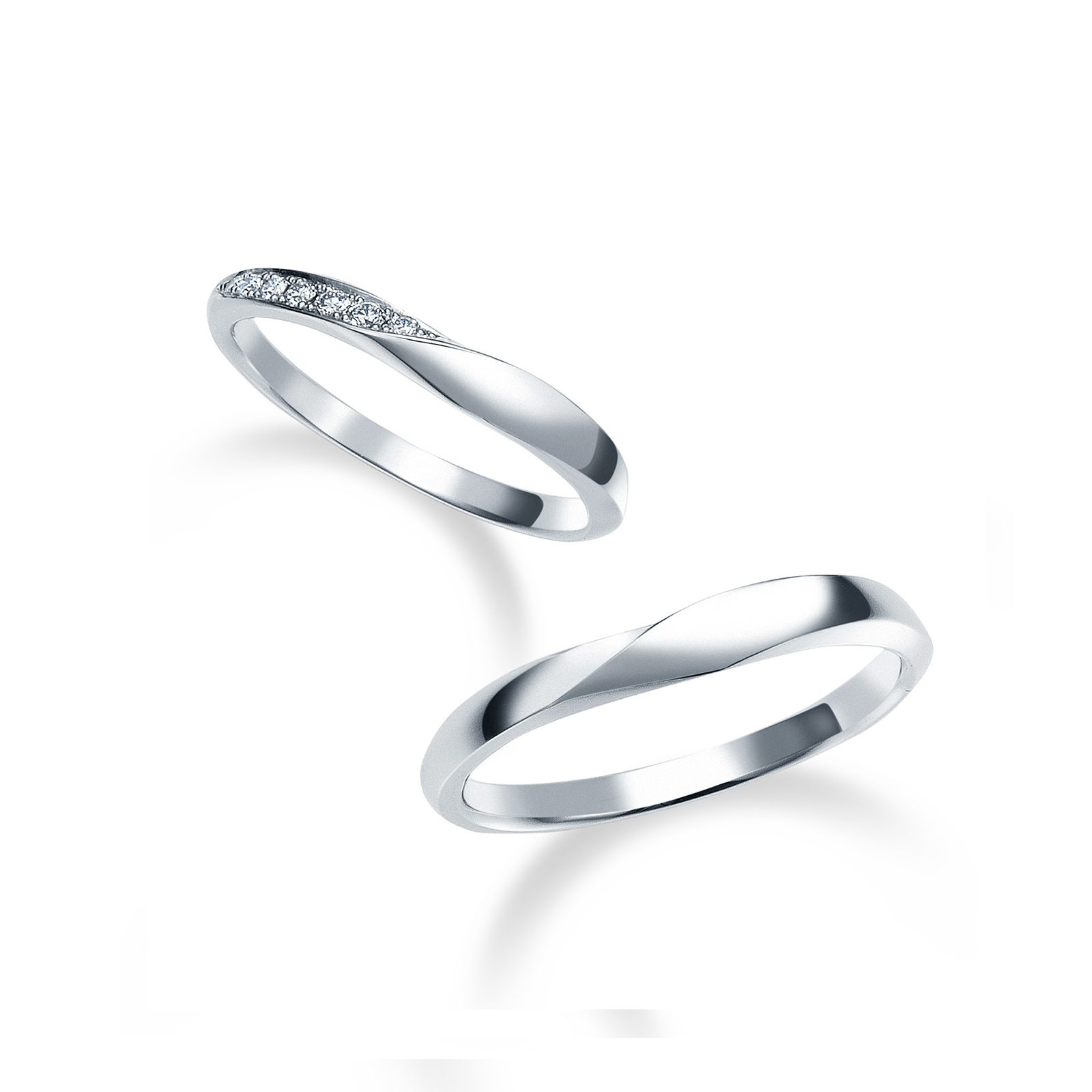 フェミニン 結婚指輪のWRB069_WRA059