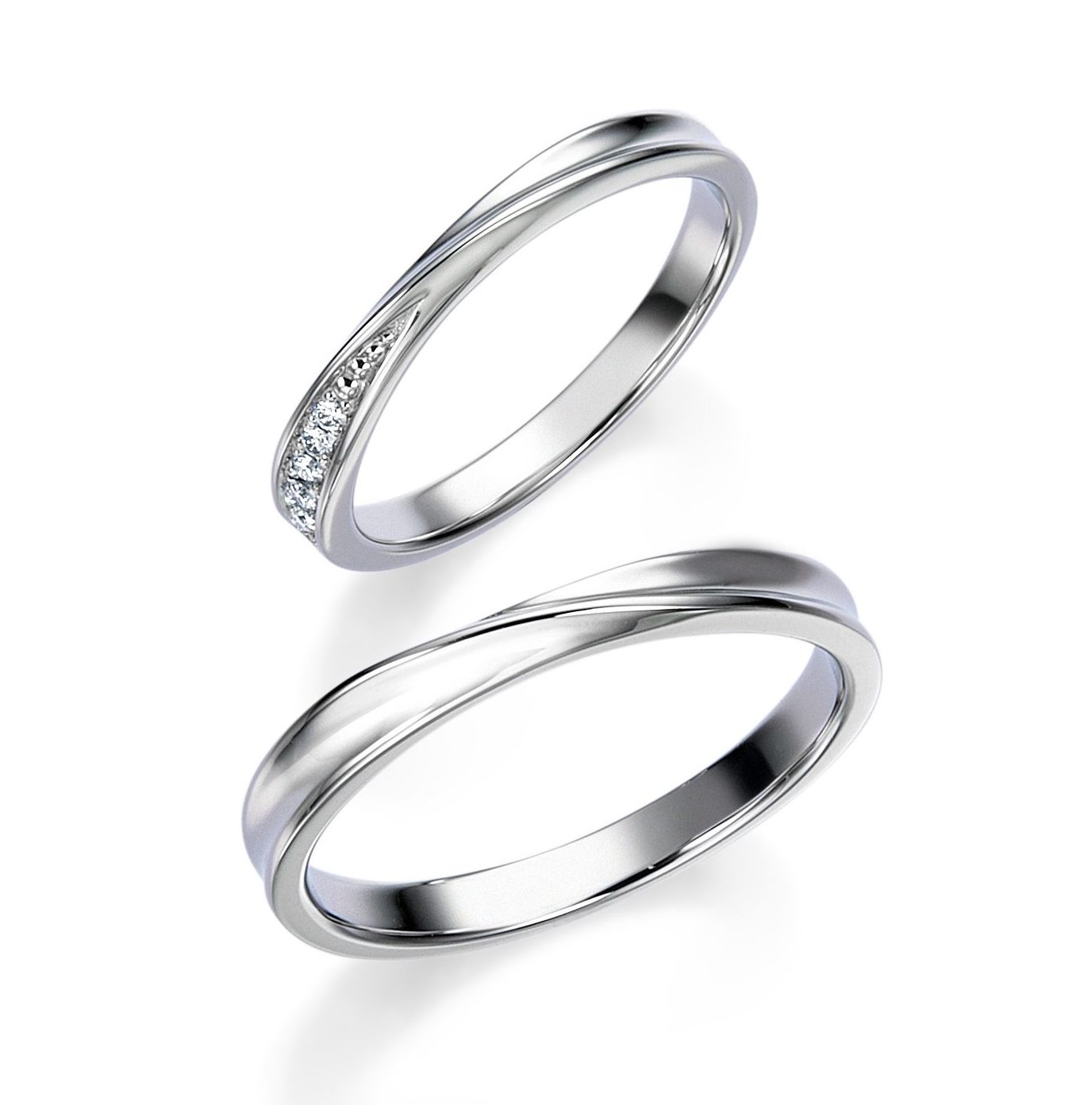 シンプル 結婚指輪のWRB060 _WRA050