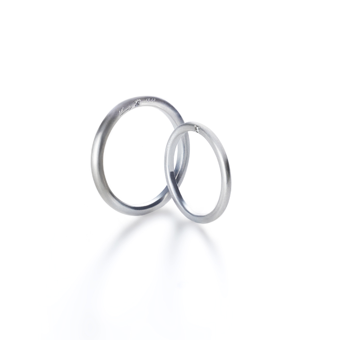 シンプル 結婚指輪のオネスティリング