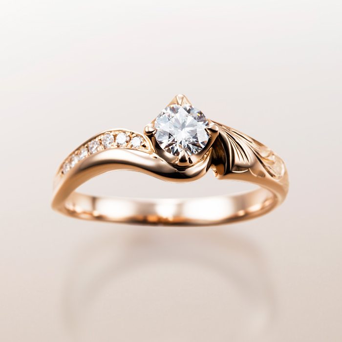 ハワイアン 婚約指輪のME-1