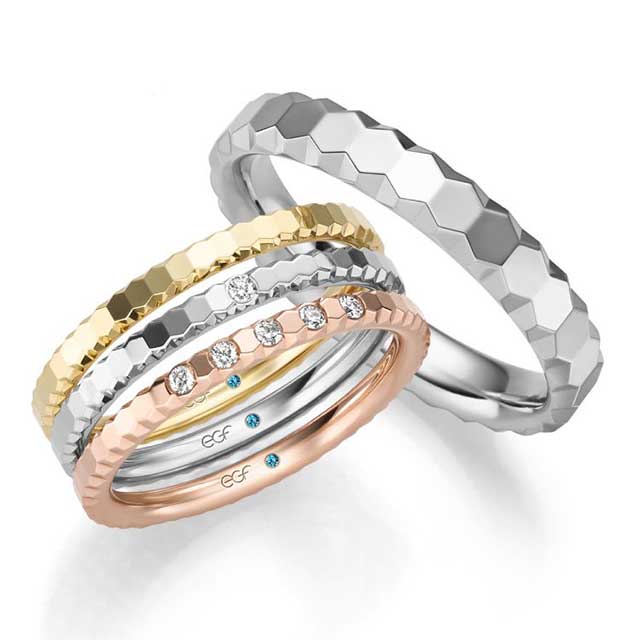 シンプル 結婚指輪のF10300/40-F20300/25