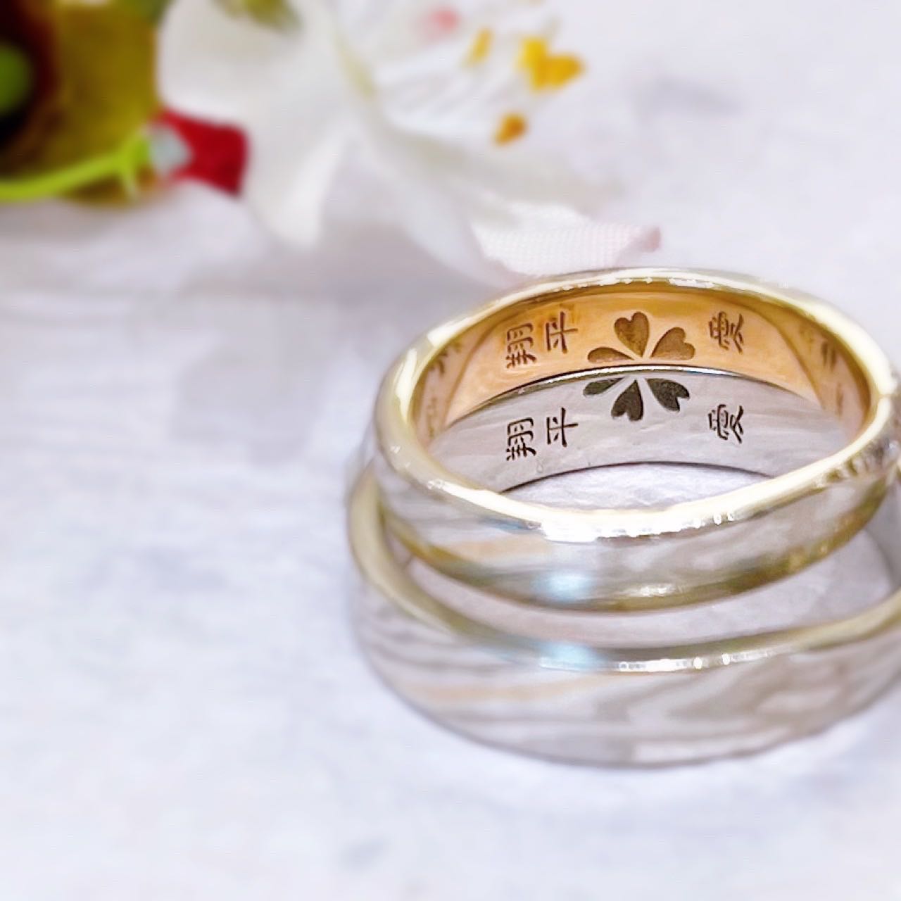 杢目金屋 結婚指輪 つながるカタチ