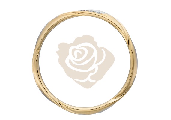 Last Rose 結婚指輪 ドレス 柔らかな曲線