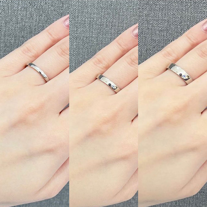 結婚指輪 幅 着用
