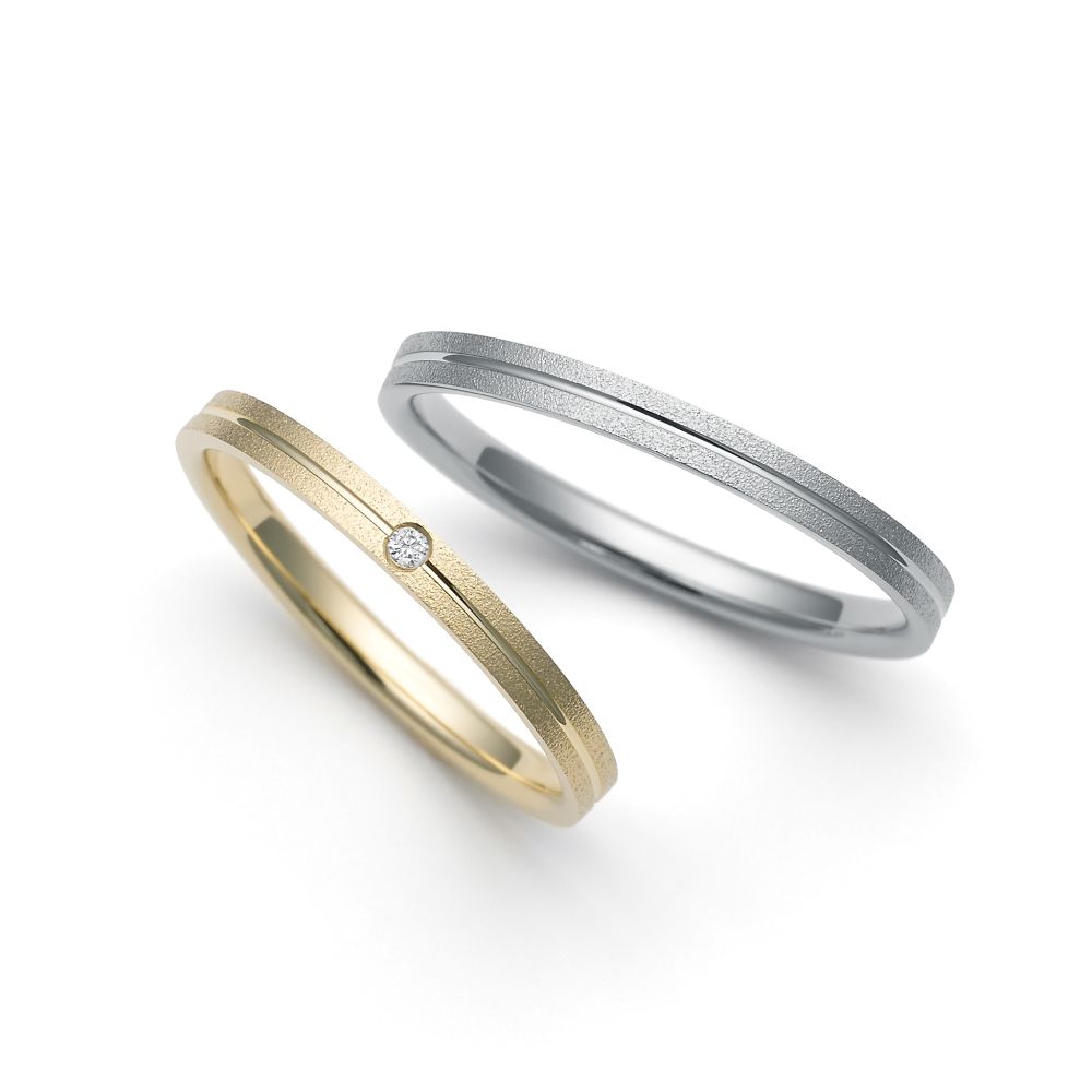 シンプル 結婚指輪のCN-662/CN-663